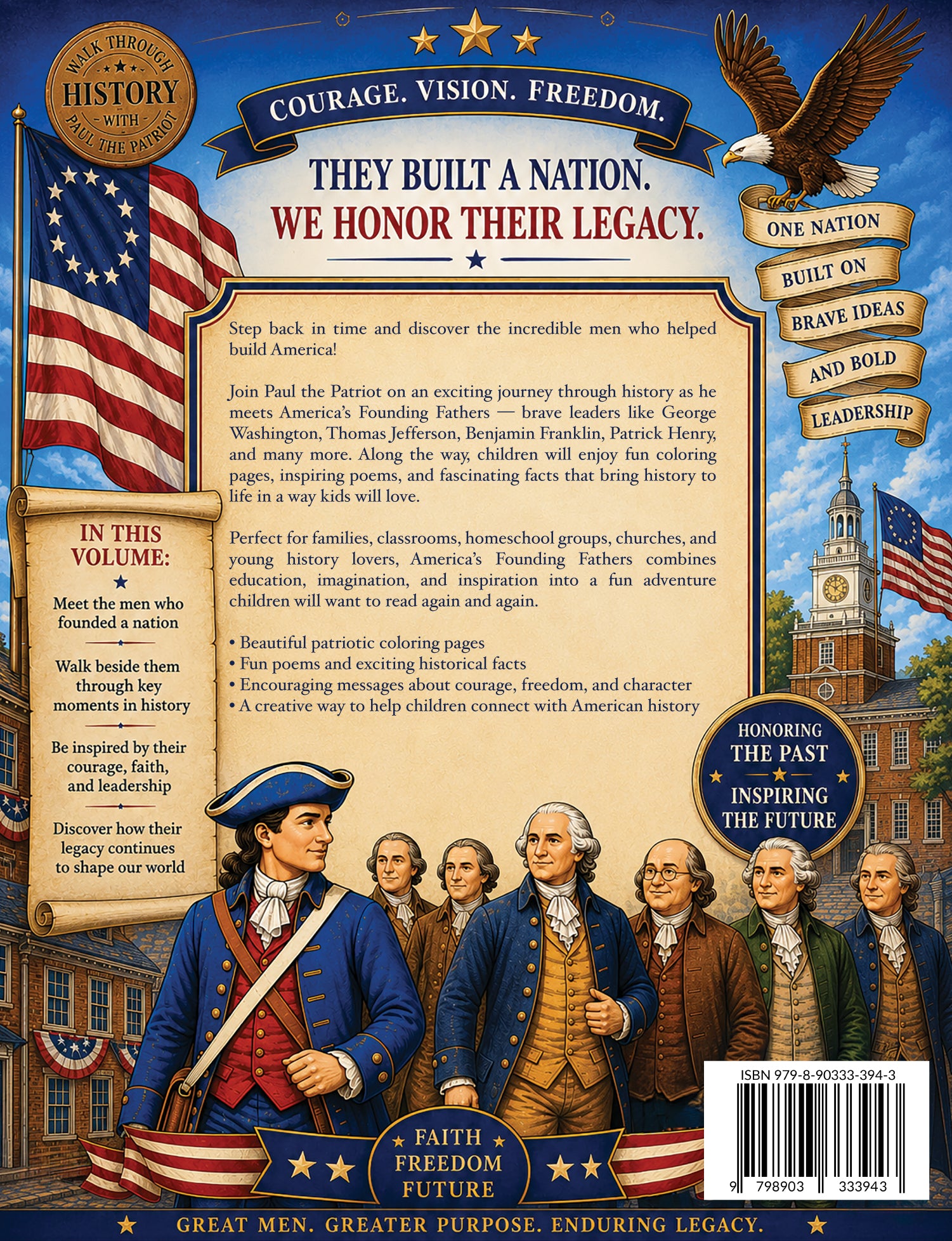 America's Founding Fathers Coloring Book