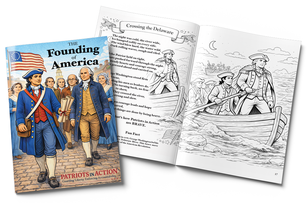 The Founding of America Coloring Book