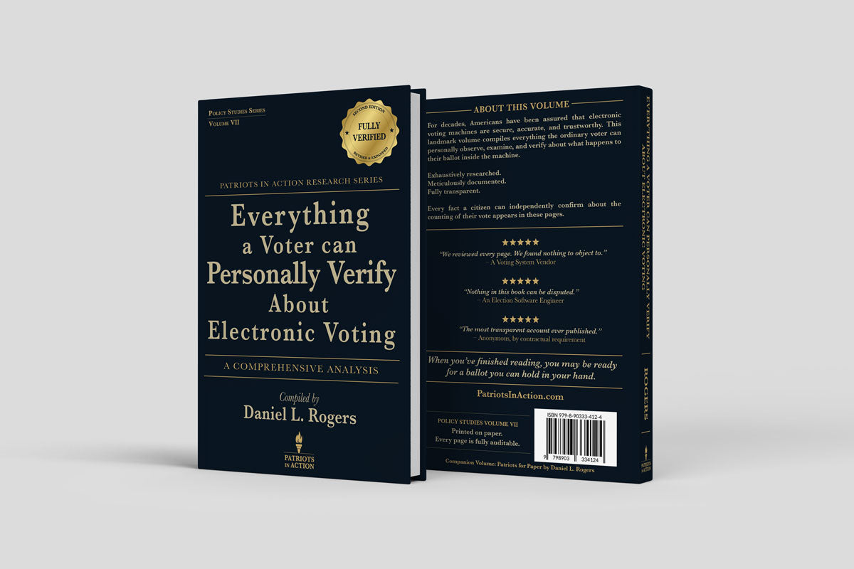 Everything a Voter Can Personally Verify About Electronic Voting