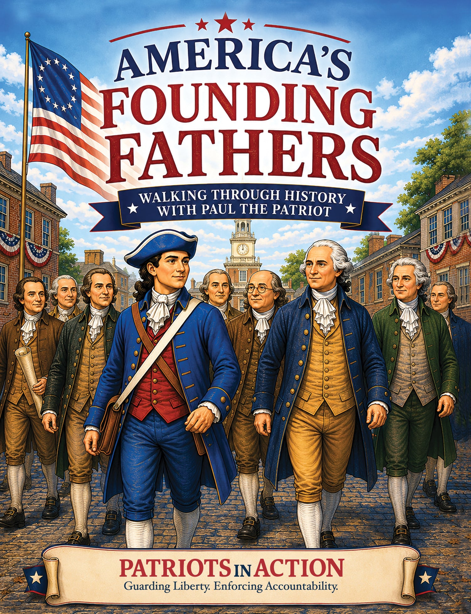 America's Founding Fathers Coloring Book