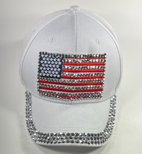 American Flag Rhinestone