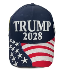 Trump 2028 American Flag Red