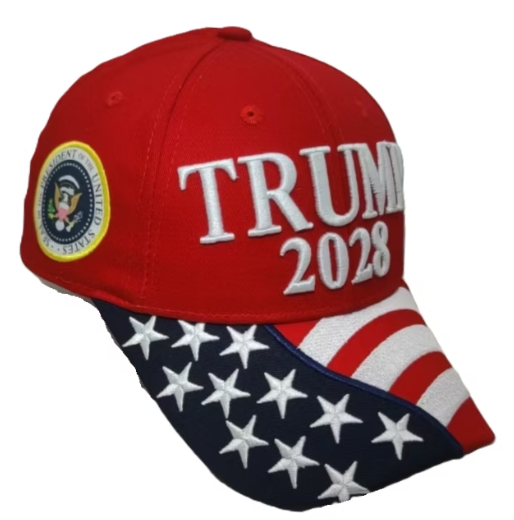 Trump 2028 American Flag Red